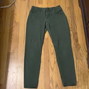 Army green leggings